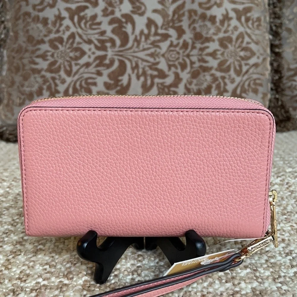 Michael Kors Jet Set Travel LG Flat MF Phone Case Sunset Rose